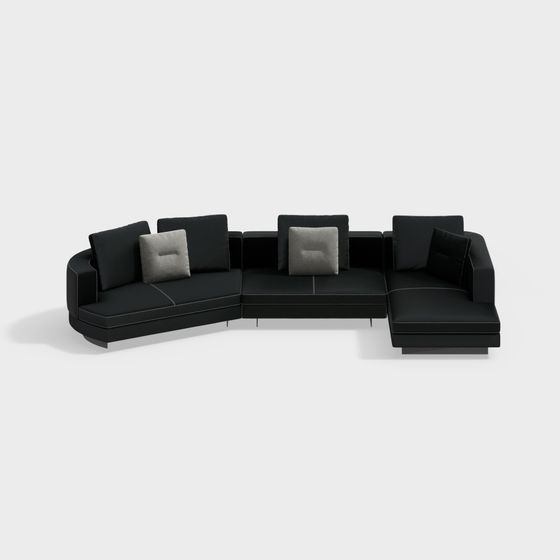Urban Curve Sofa 3D model