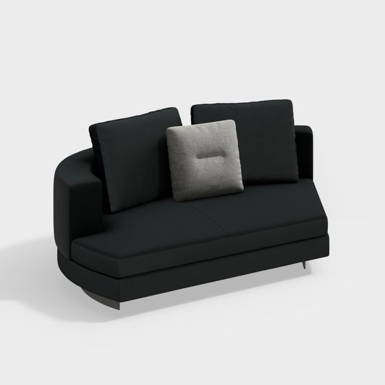 Sleek Minimalist 3D Model Sofa for Modern Spaces
