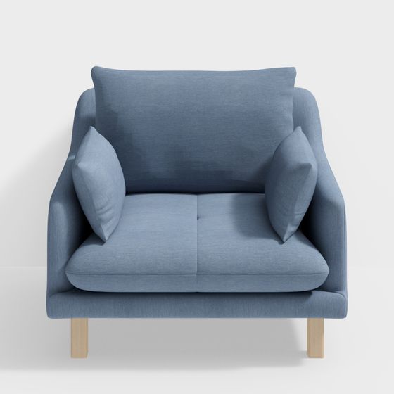 Cozy Lounge Chair 3D model