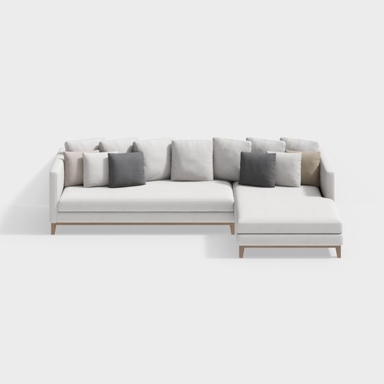 Urban Comfort Sofa 3D model