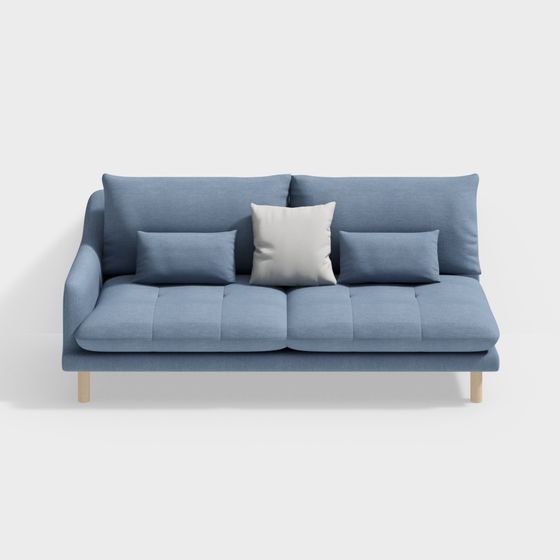 Cozy Comfort 3D model Sofa