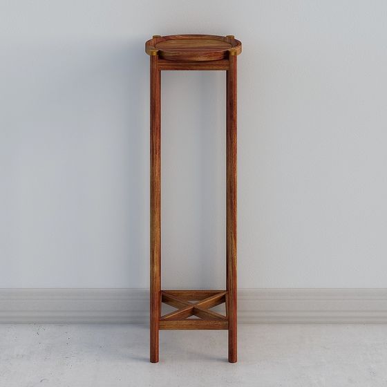 Chic Wooden Frame Table Lamp 3D model for Creative Spaces