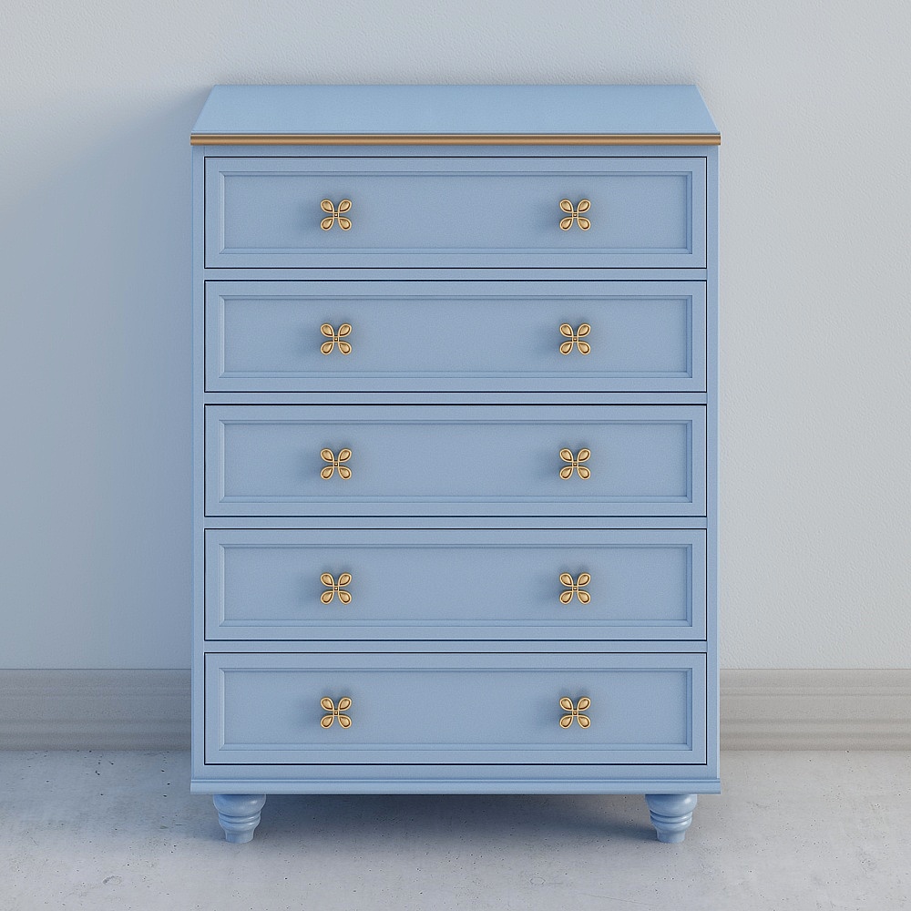 PACB1339-AU-오드리 서랍장(블루)