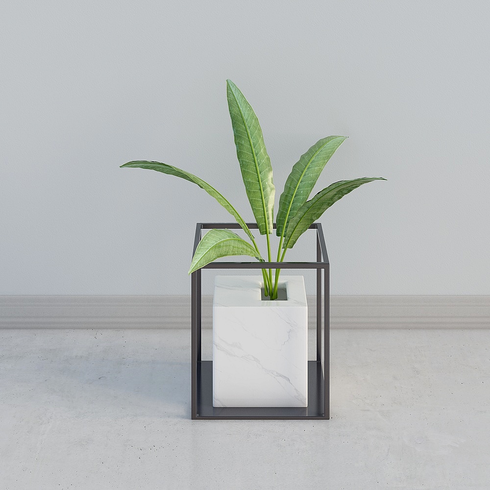 Minimalist Planter Pot 3D model