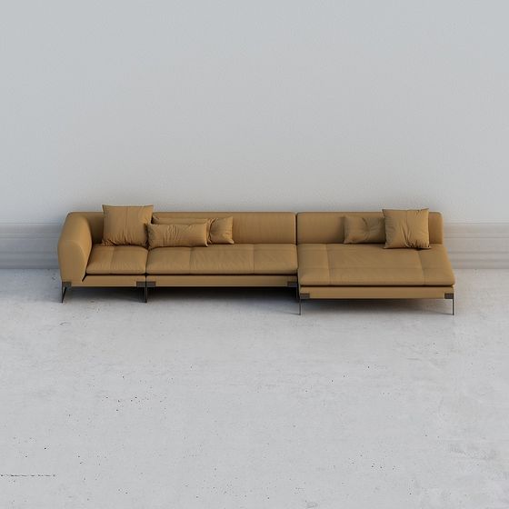 Urban Comfort Sofa 3D model