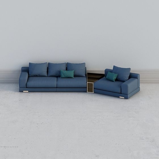 Urban Comfort Sofa 3D model for Contemporary Spaces