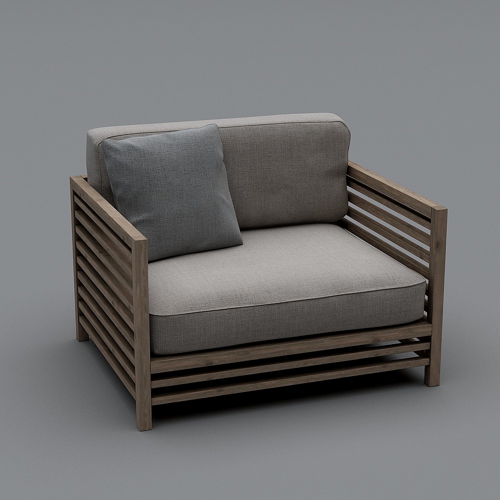 193 outdoor single sofa modified-OB
