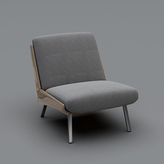 Urban Leisure Chair 3D model for Modern Interiors
