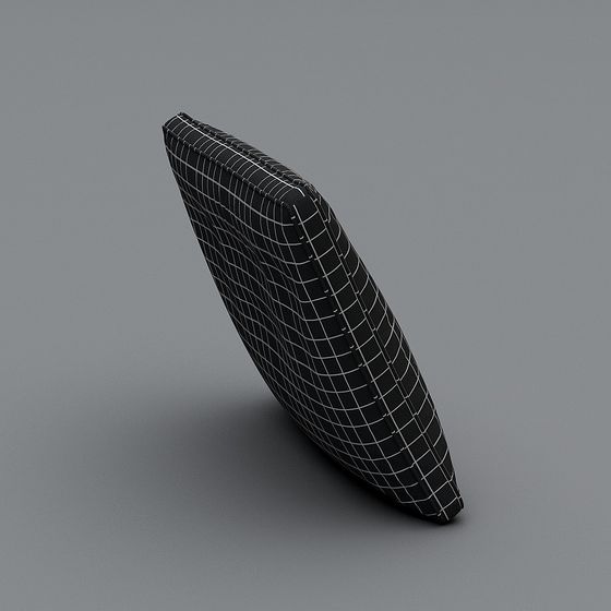 Streamlined Cushion 3D Model for Modern Spaces