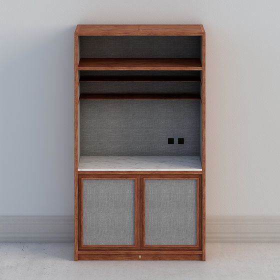 Urban Elegance Bookshelf 3D model for Modern Spaces