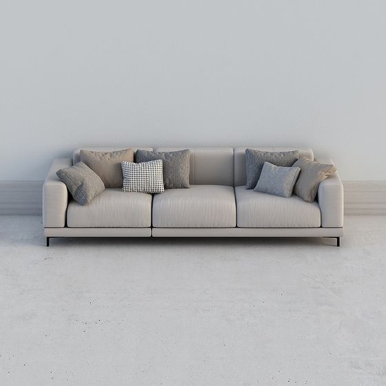 Modern Seats & Sofas,3-seater Sofas,Three-seater Sofas,gray