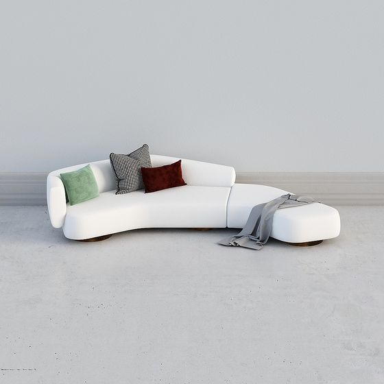 Streamlined Sofa 3D model Design