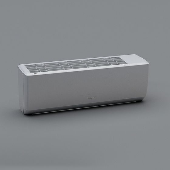 Minimalist AC Unit 3D Model Design