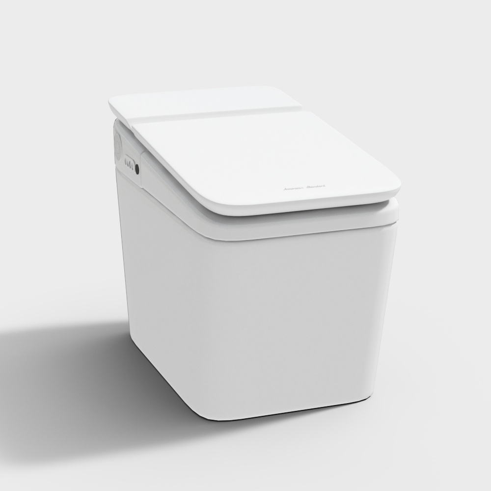 Futuristic Smart Toilet 3D model