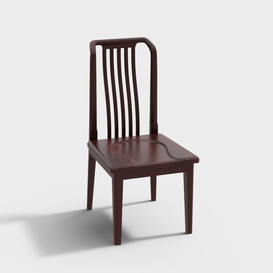 Classic Wooden Chair 3D model for Modern Design