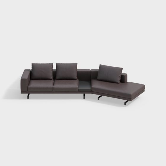 Urban Comfort 3D Model Sofa for Modern Spaces