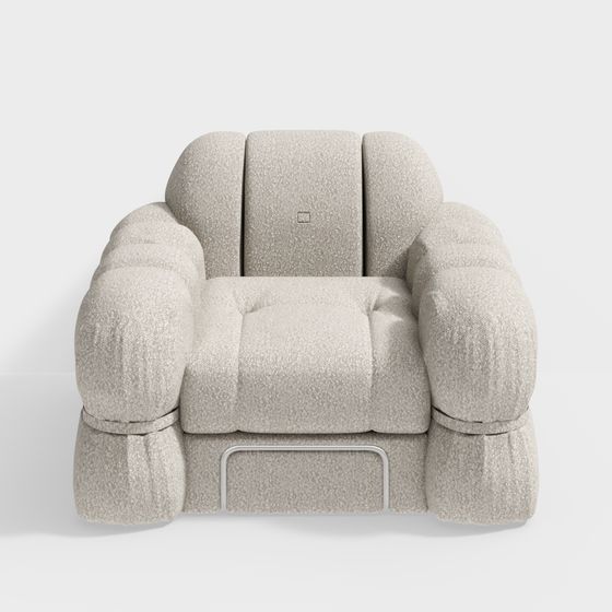 Low Polygon Style Sofa 3D model for Modern Living