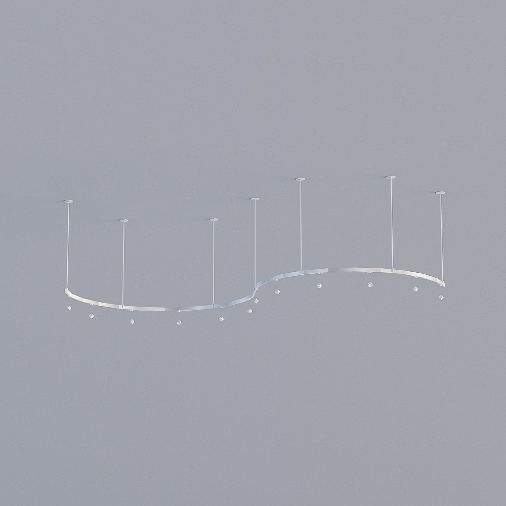 16ft+S+Curve+Track+with+Lights+_+48in+Stem