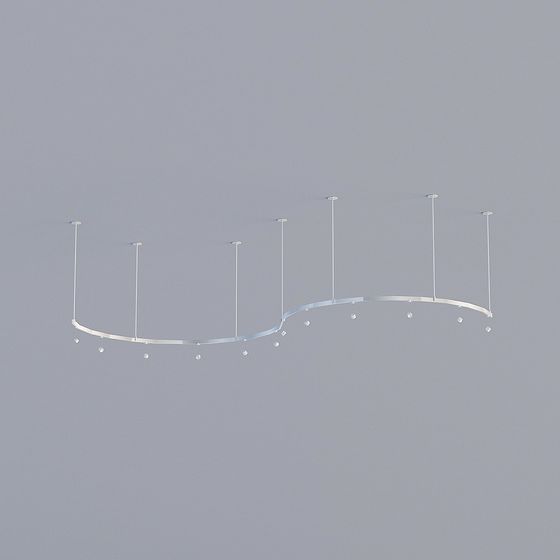 16ft+S+Curve+Track+with+Lights+_+48in+Stem