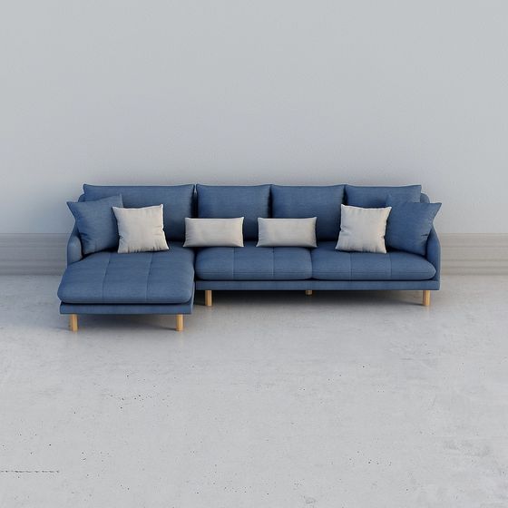 Urban Comfort Sofa 3D model for Modern Spaces