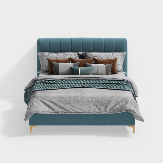 Urban Comfort Bed 3D model