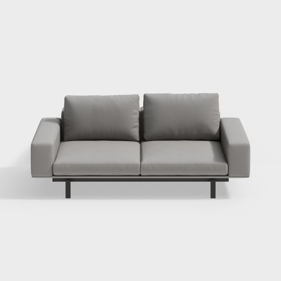 Modern Minimalist Sofa 3D model
