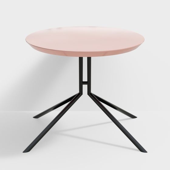 Elegant Round Table 3D model for Modern Interiors