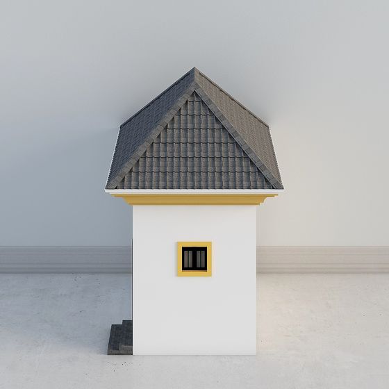 Charming Modern Rustic Cottage 3D model