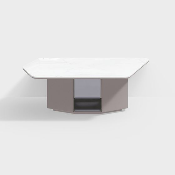 Stylish Urban Corner Coffee Table 3D model