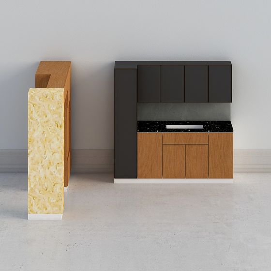 Urban Corner Cabinet 3D model