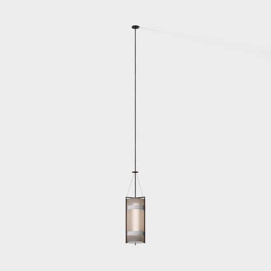 Stylish Pendant Light 3D model for Modern Interiors