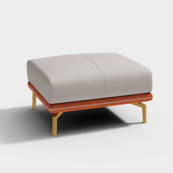 Simplicity Ottoman 3D model