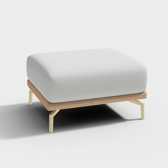 Urban Comfort Ottoman 3D model