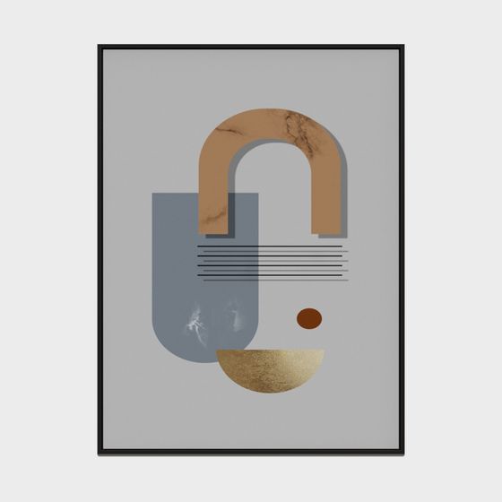 Abstract Geometric Framework 3D model