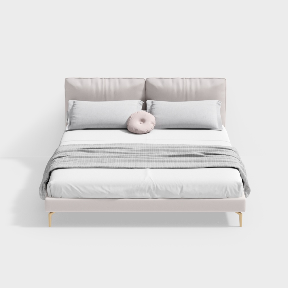 1.8m Leather double bed - BSVC98S