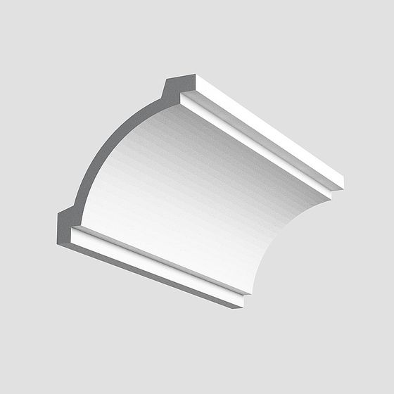 Gray Dicovison Plain Angle Line 3D Model for Interiors