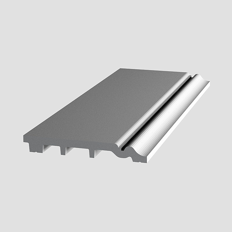 Modern Gray Plain Flat Line 3D Model for Stylish Interiors