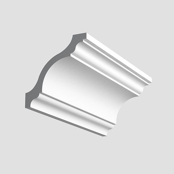 Gray Diccovison Plain Angle Line 3D Model for Decor