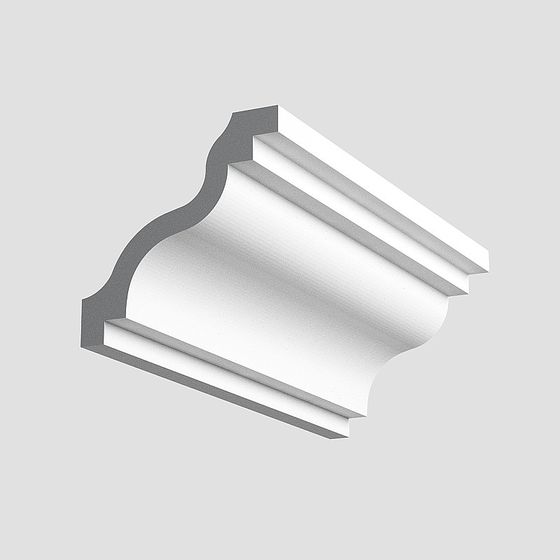 Gray Dicovison Plain Angle Line 3D Model for Interiors