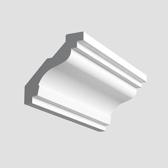 Dicovison Plain Angle Line 3D Model in White