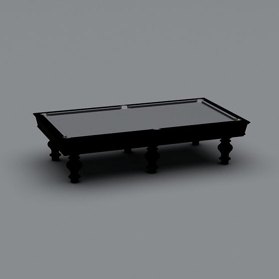 Vintage Pool Table 3D model for Creative Projects
