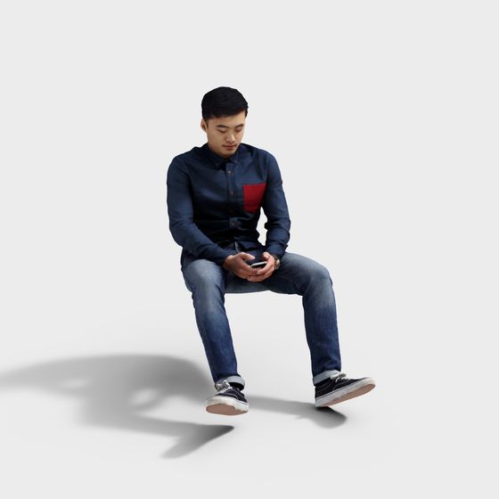 Stylish Young Urban 3D Model