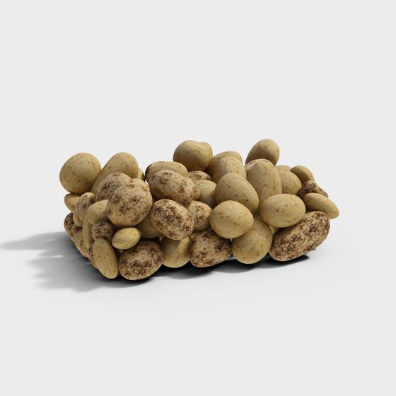 Low-Poly Rock Pile 3D model for Nature-inspired Projects