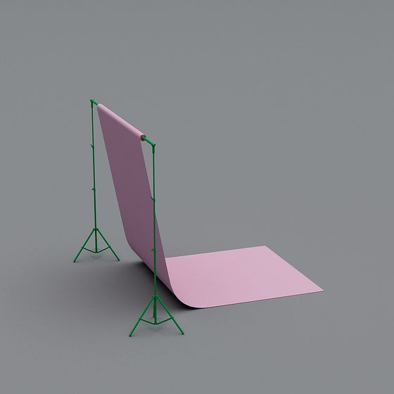 Minimalist Photography Backdrop Stand 3D model
