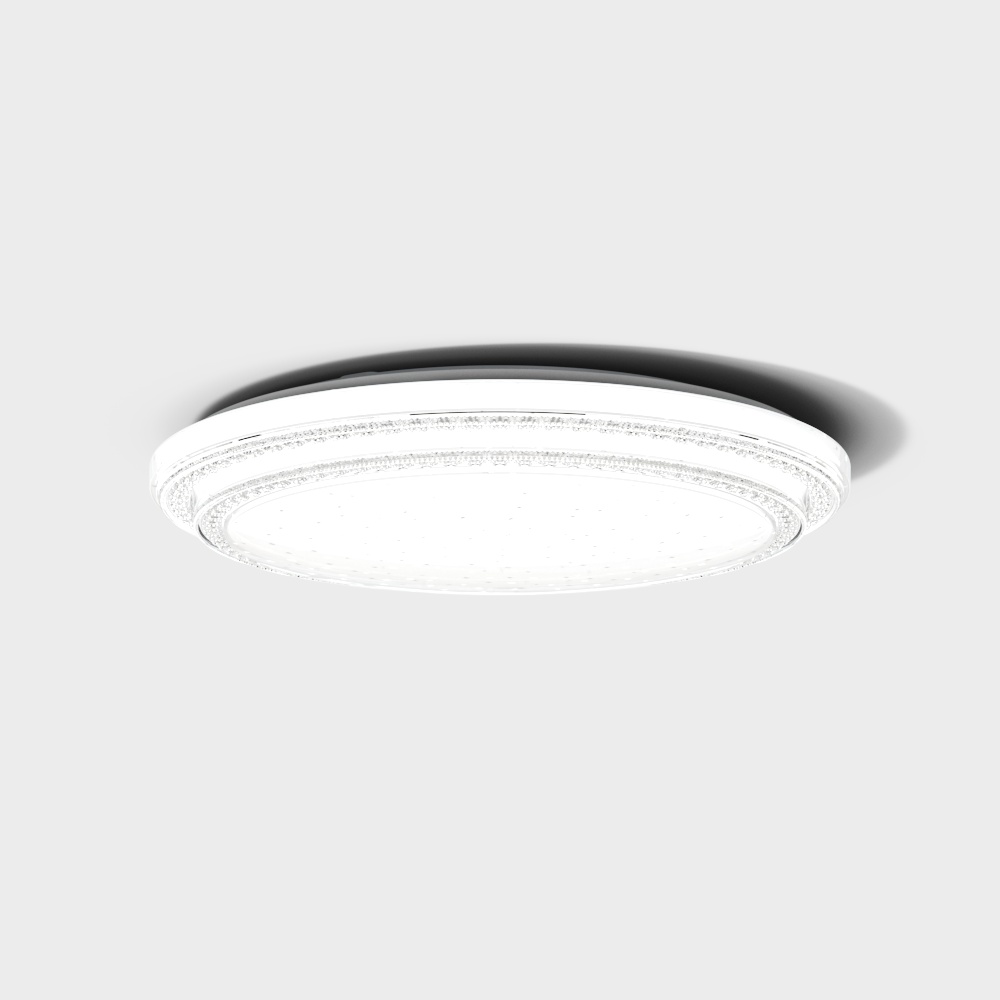 โคมไฟเพดานกลมสุดหรู 36W 2700-6500K แสงสีขาวสำหรับห้องนอน