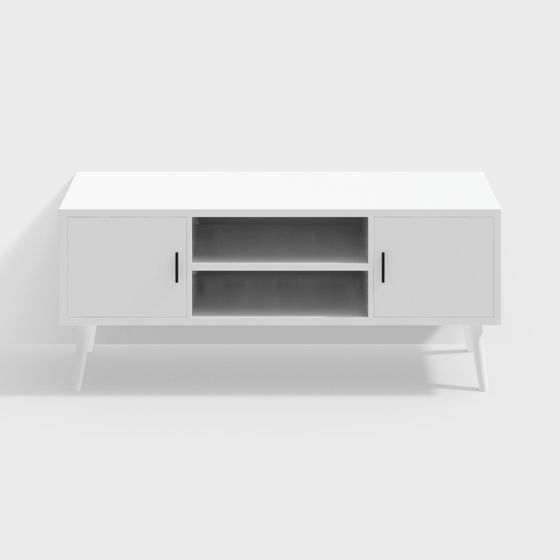 Giá đỡ TV Sorrel giữa thế kỷ có 2 cửa 1 kệ