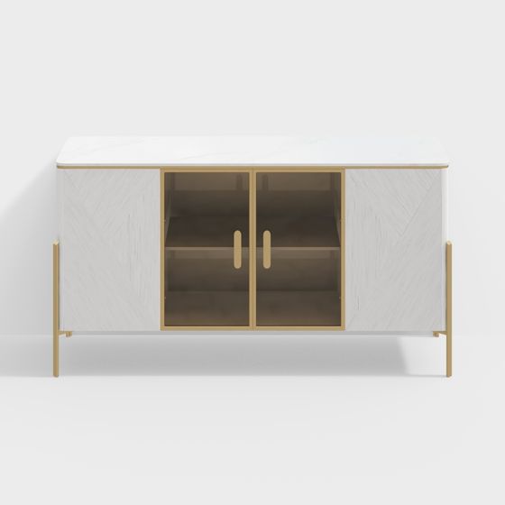 Urban Style Storage Cabinet 3D model