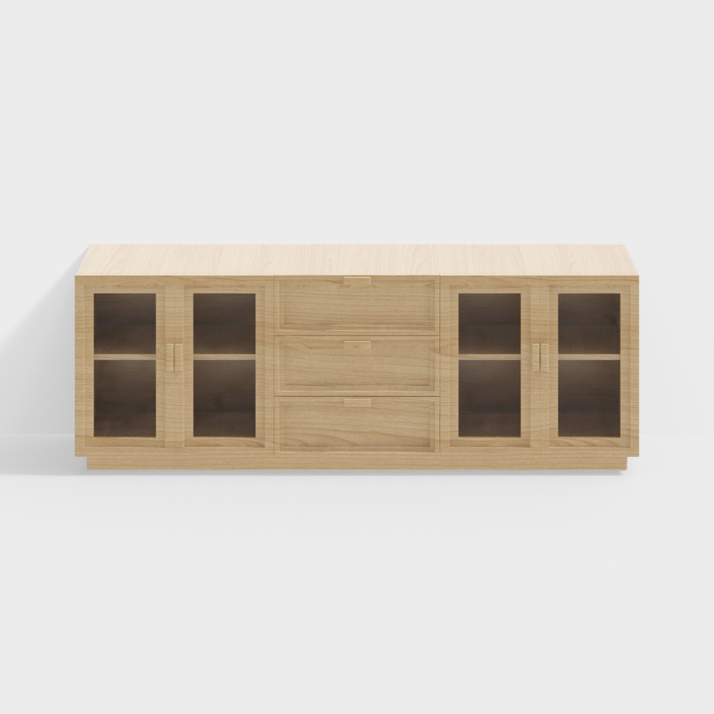 TV cabinet Calypso Natural 90 Media Console