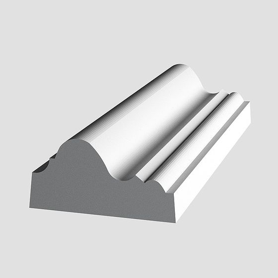 Gray Dicovison Plain Line 3D Model for Stylish Accents