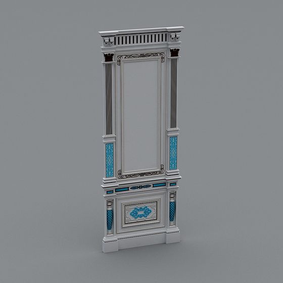 Sophisticated Classical Screen 3D model for Designs